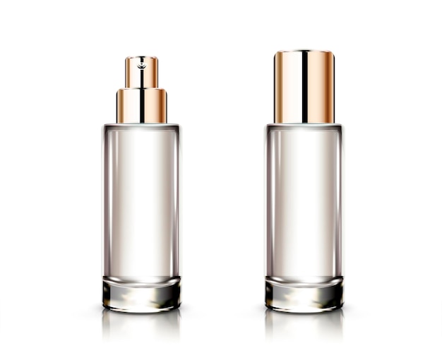 Conjunto de frascos de spray, recipiente de cosmético requintado
