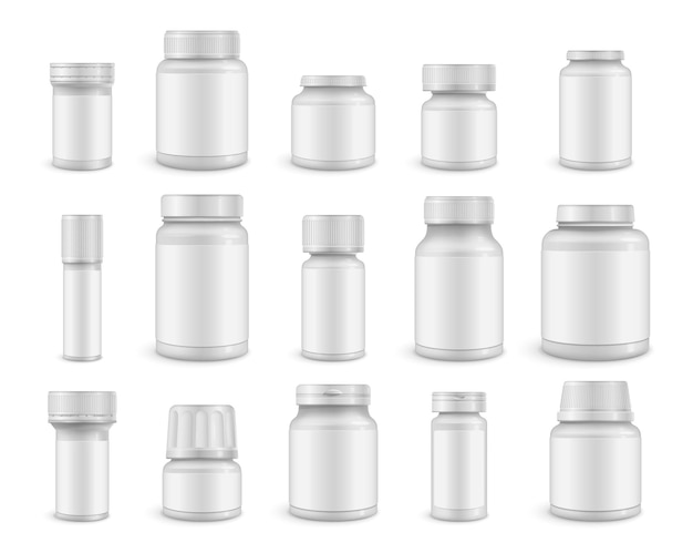 Conjunto de frascos para medicamentos
