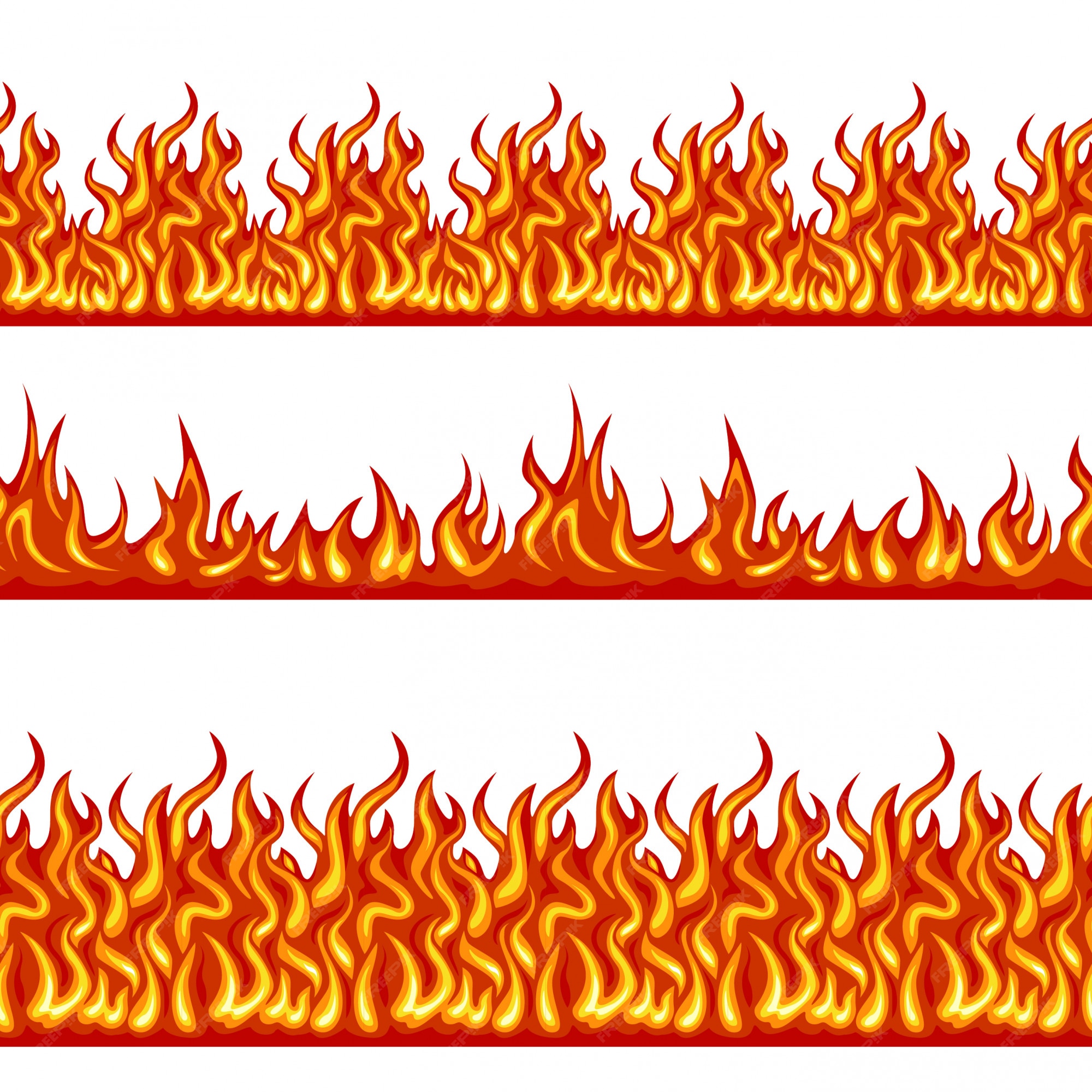 fogo fronteiras em branco. desenho animado chama bandeira fronteira elemento, laranja queimar limite 21890371 Vetor no Vecteezy