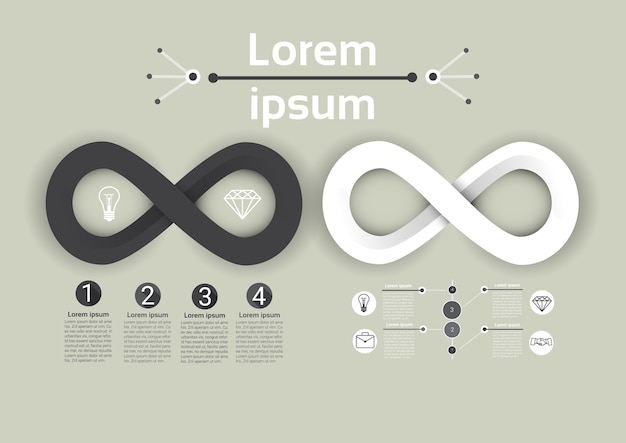 Conjunto de gráficos finanças diagrama infográfico