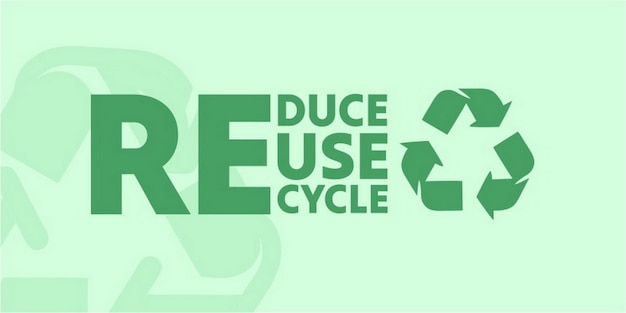Vetor conjunto de ícones de reciclagem sinal de reutilização de materiais recicláveis e biodegradáveis coleção linear de ícone