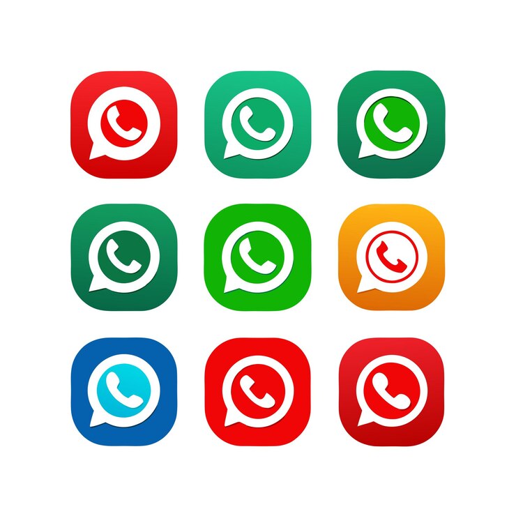 Vetor conjunto de ícones de redes sociais