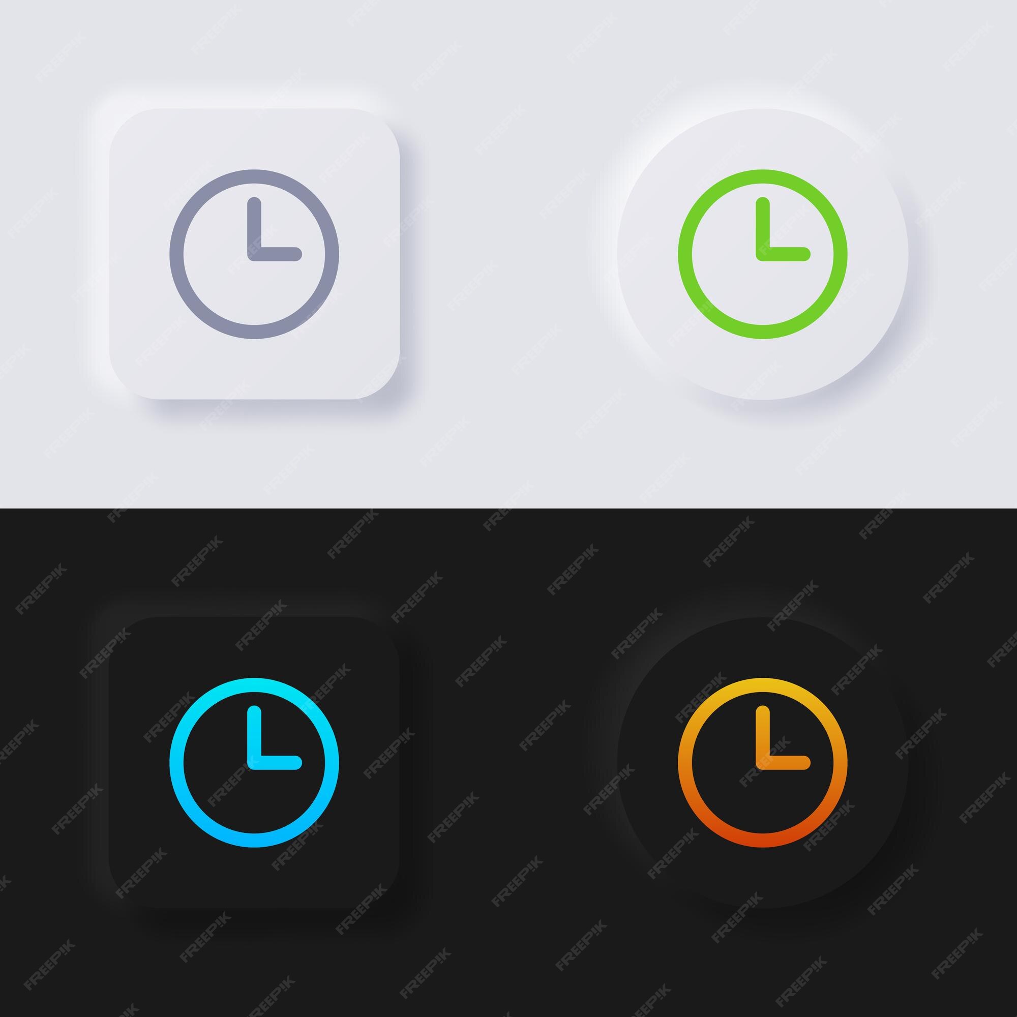 ícone do app despertador digital. interface de usuário ui ux