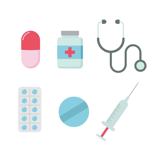 Conjunto de ícones médicos
