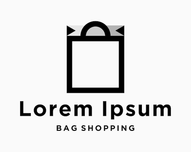 Conjunto de ícones Saco Loja Online Roupas Símbolo de Ordem de Alimentos Ilustração de Entrega Expressa Vetor de Design de Marca