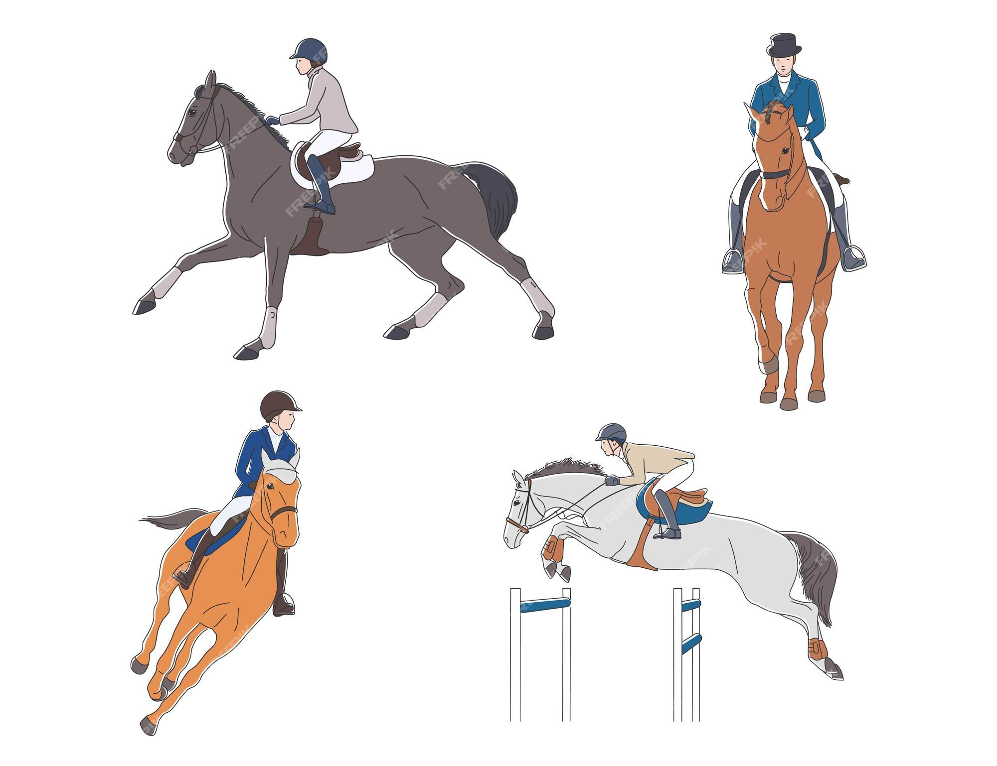 Vetores de Cavalo Pulando Cerca Esporte Equestre e mais imagens de Corrida  de Cavalos - Evento Equestre - Corrida de Cavalos - Evento Equestre,  Poster, Vector - iStock