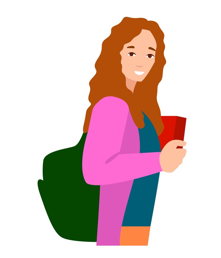 Vetor conjunto de jovens homens e mulheres de cores diferentes grupo de personagens de desenho animado de silhuetas de pessoas de negócios em pé estudantes projetam conceito de ícone plano isolado em fundo branco