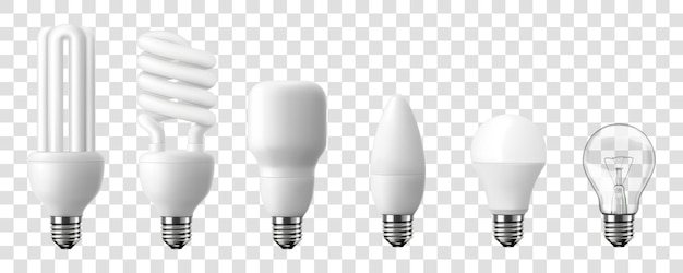Conjunto de lâmpadas de diodo LED de emissão de luz de economia de energia lâmpada de luz econômica