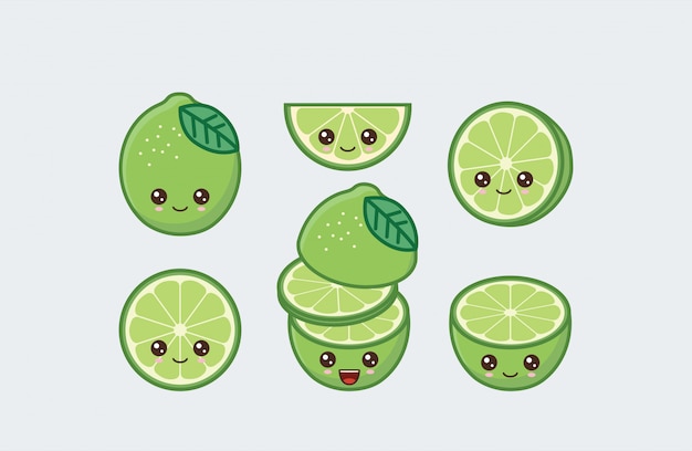 Como desenhar Limão Kawaii fofo, how to draw lemon kawai cute ❤ Dibujos  Desenhos para Desenhar 