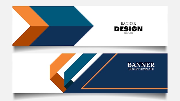Conjunto de modelos de design de banner corporativo para sua promoção de negócios