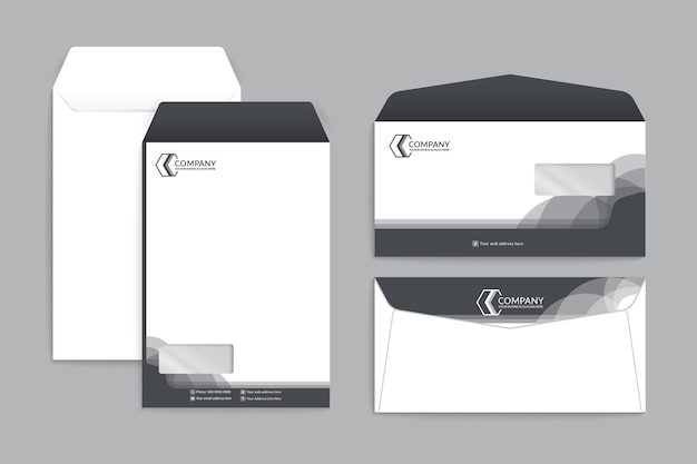Conjunto de modelos de envelopes de forma de ondas cinzentas