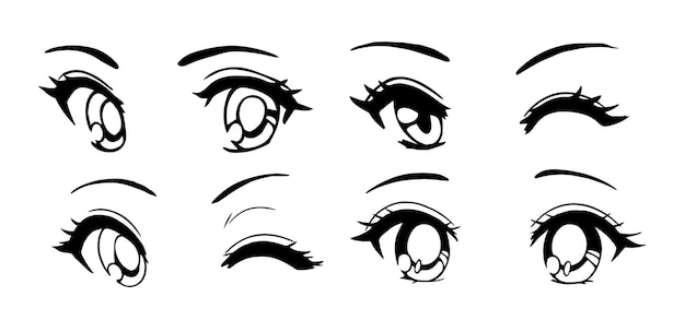 Como desenhar olhos de anime  Olhos de anime, Olhos desenho, Olhos