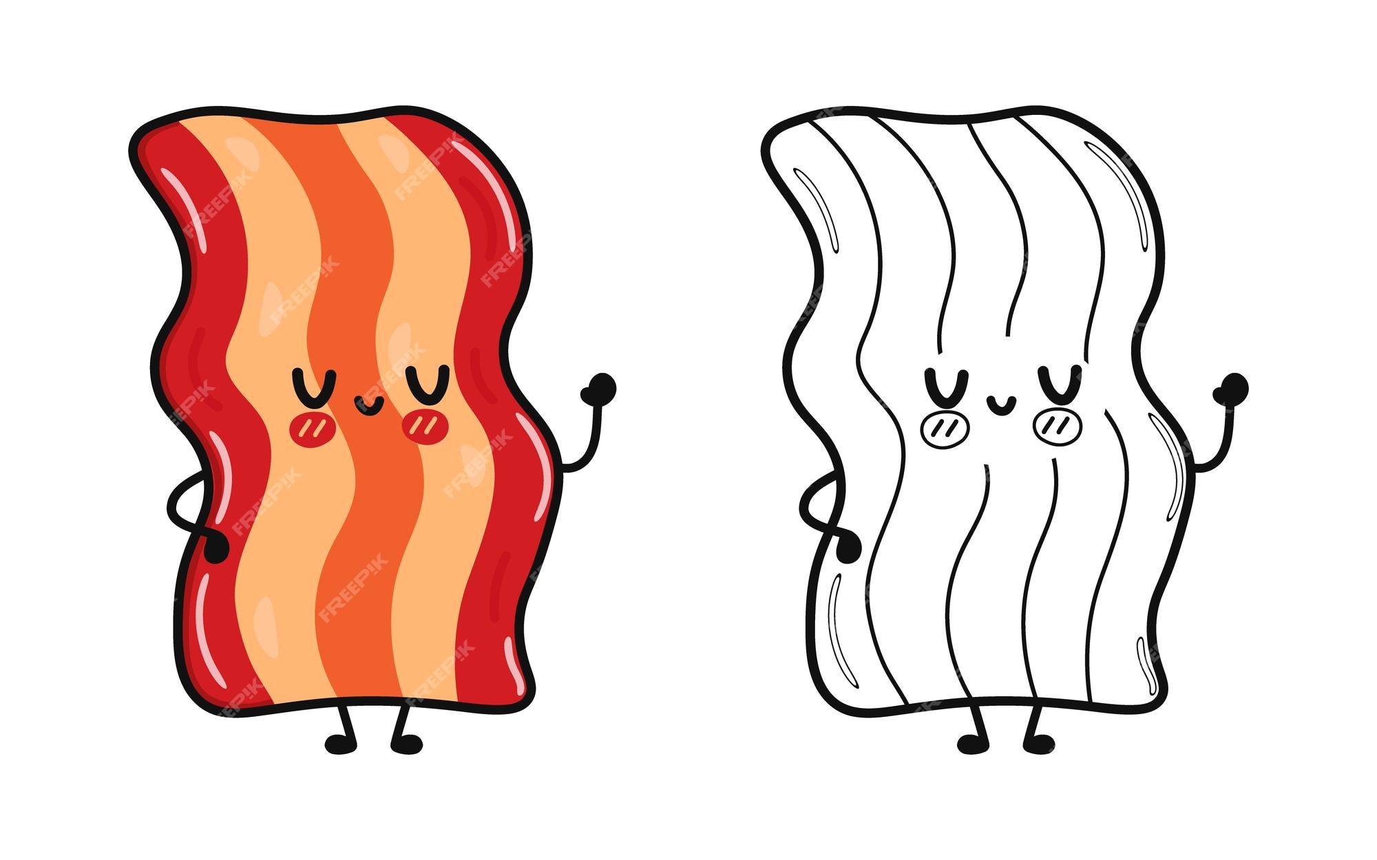 Bacon & Acorn  Fofa, Bonecos de anime, Desenhos
