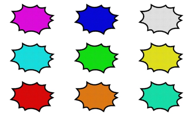 Conjunto de padrões de estrelas vetoriais coloridos com molduras decorativas e elementos de design vintage