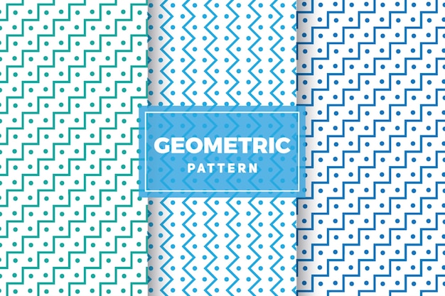 Conjunto de padrões geométricos. desenhos simples e minimalistas