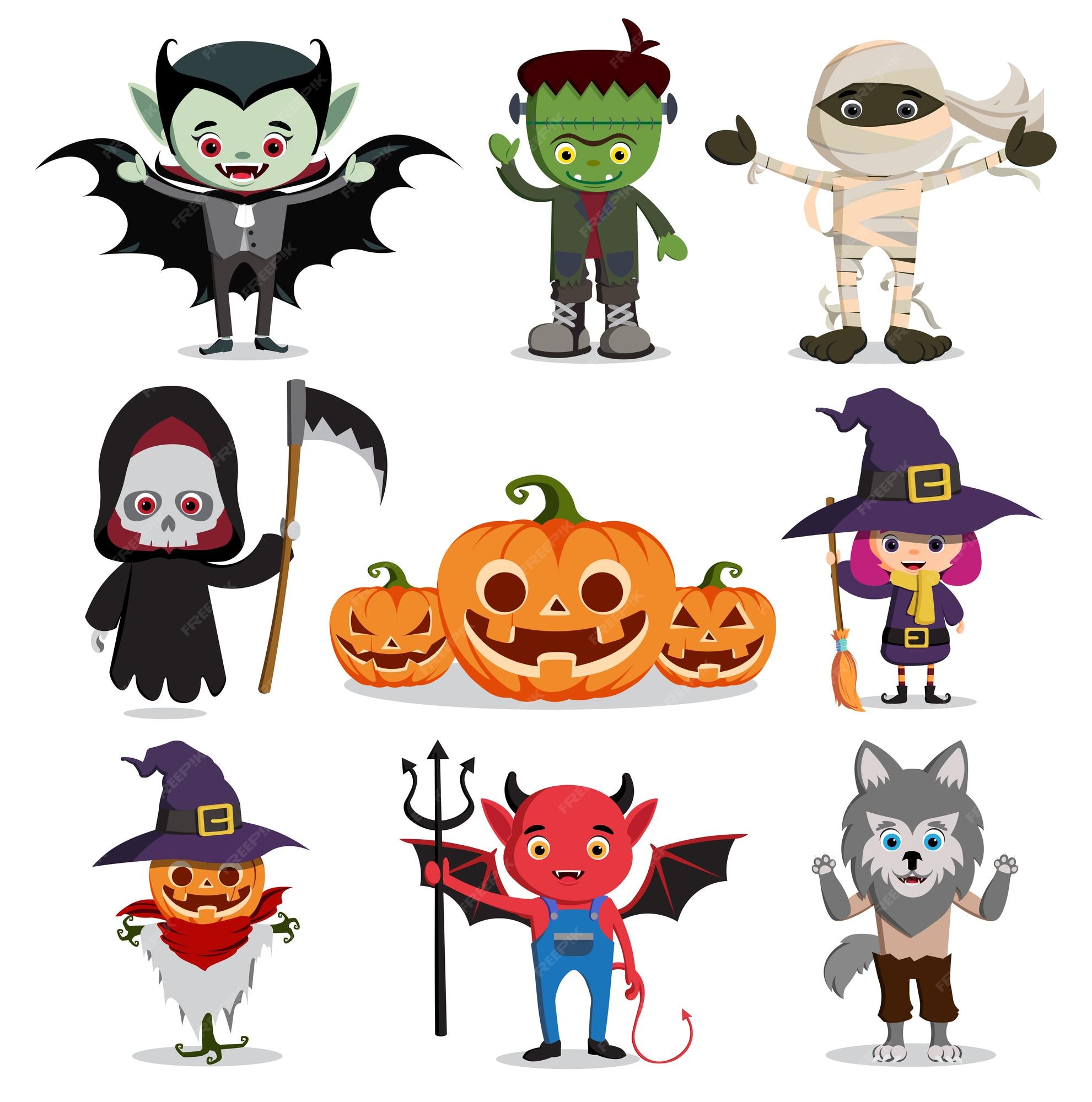 Como desenhar personagens do halloween?