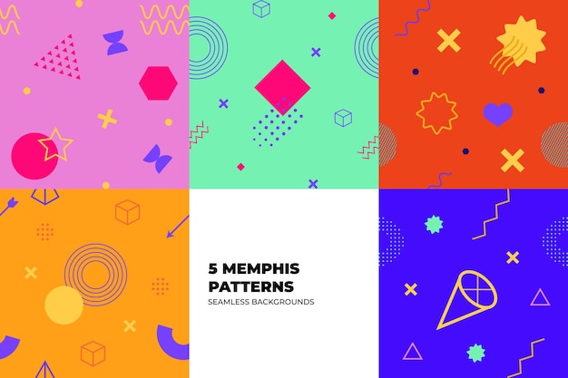 Conjunto de plano de fundo de Memphis