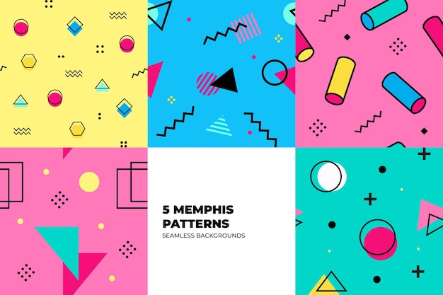 Conjunto de plano de fundo de Memphis