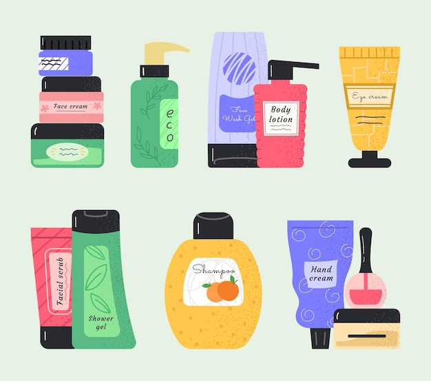 Conjunto de produtos cosméticos