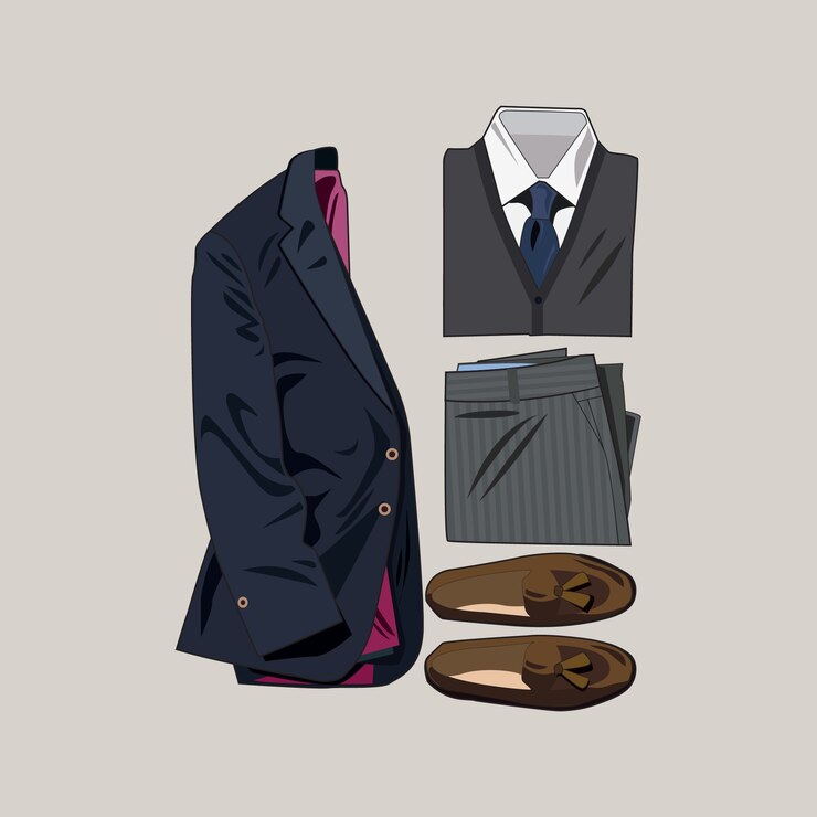 Conjunto de roupa de desgaste de negócios cavalheiro