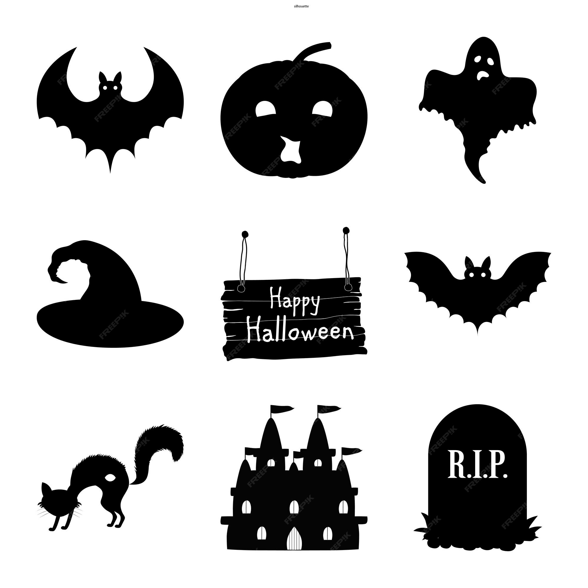 Design De Ícone De Estilo De Silhueta De Desenho Animado De Vampiro De  Halloween, Férias E Tema Assustador Royalty Free SVG, Cliparts, Vetores, e  Ilustrações Stock. Image 154353586