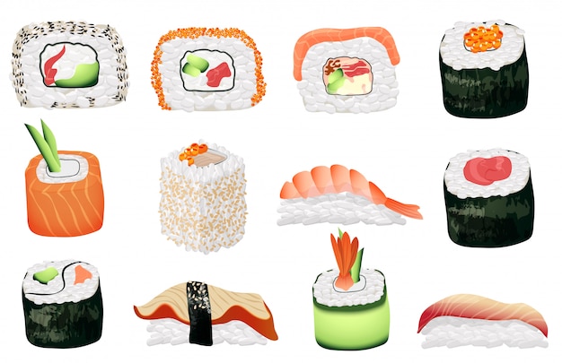 Conjunto de sushi