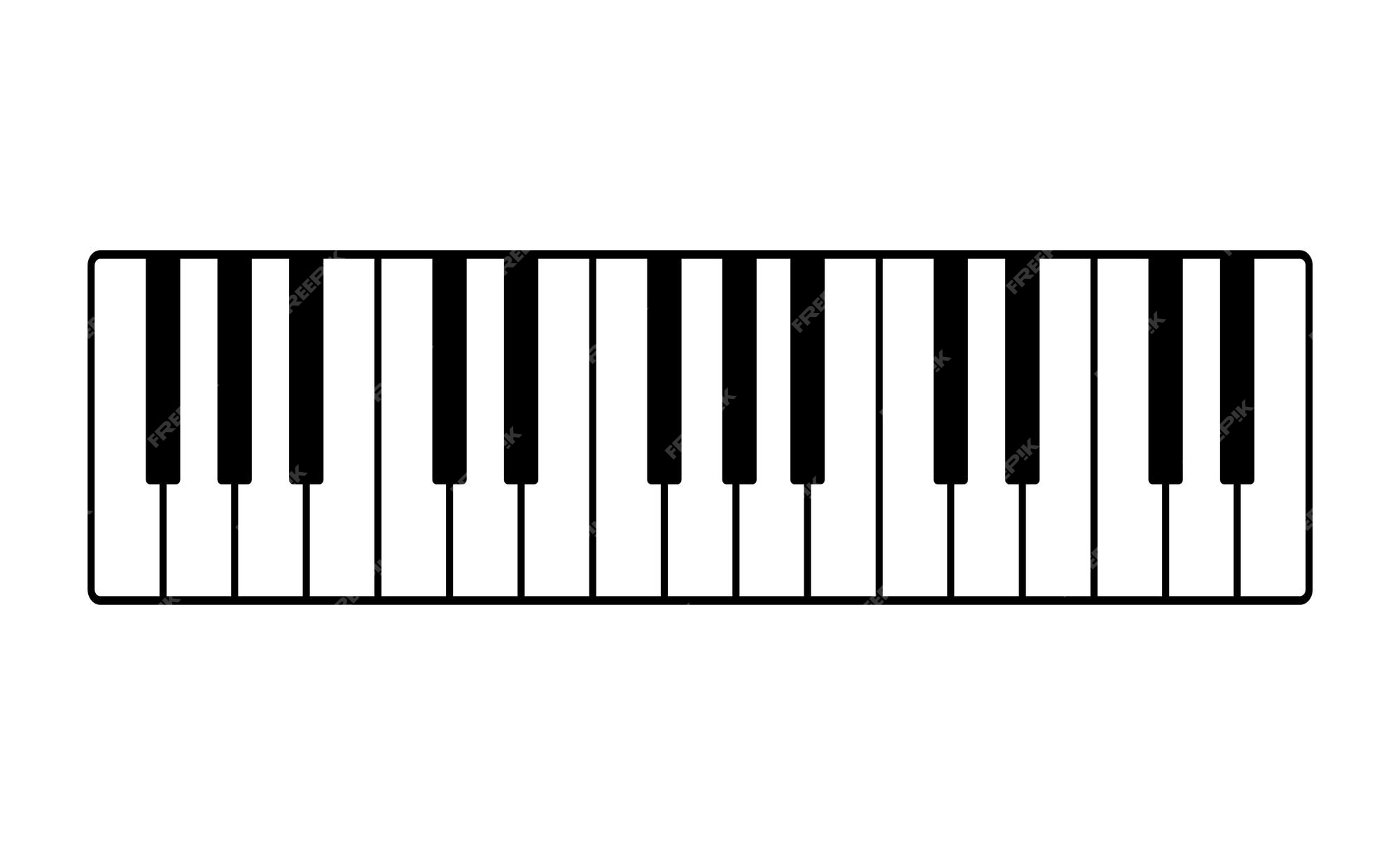 Jogo do piano ilustração do vetor. Ilustração de teclado - 18224990