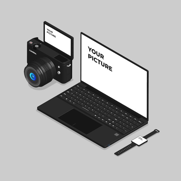Conjunto de tecnologia moderna 3D