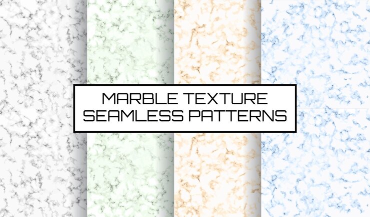 Vetor conjunto de textura abstrata de padrões sem emenda de mármore. concreto rachado. coleção de grunge background vector estoque papel de parede ilustração textura tiles