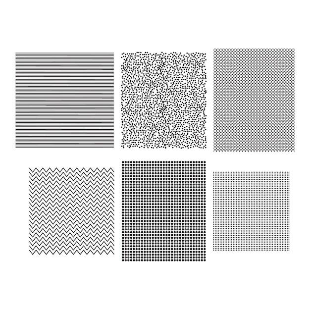 Vetor conjunto de texturas gráficas de rabiscos para o seu design ilustração vetorial