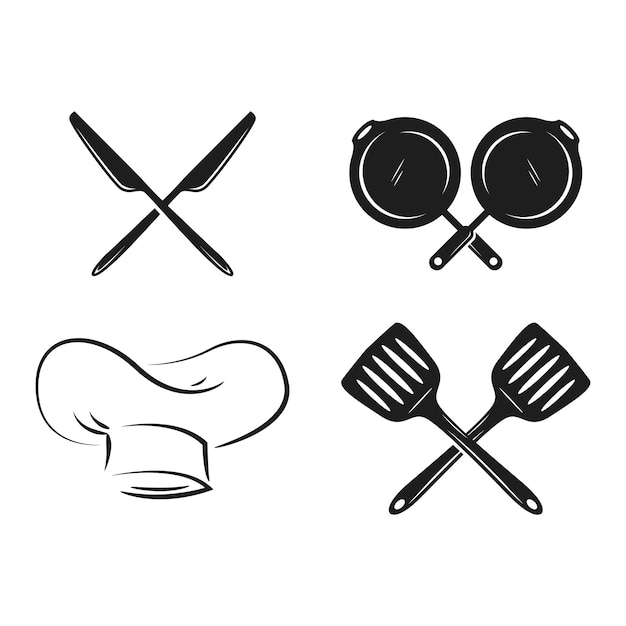 Conjunto de utensílios de cozinha