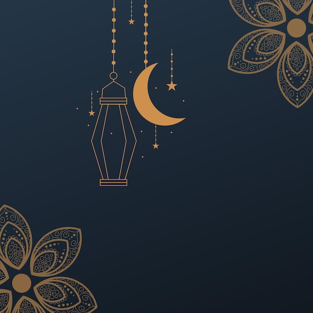 Conjunto de vetores de banner de fundo ramadan kareem com ornamento de luxo fundo de ramadan eid mubarak