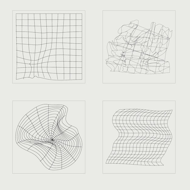 Vetores de Símbolos De Estilo Y2k E Elementos De Design Coleção De  Elementos De Design Ácido Abstratos E Geométricos No Estilo Y2k Formas E  Malhas Ícones E Símbolos Retrô E Futuristas e