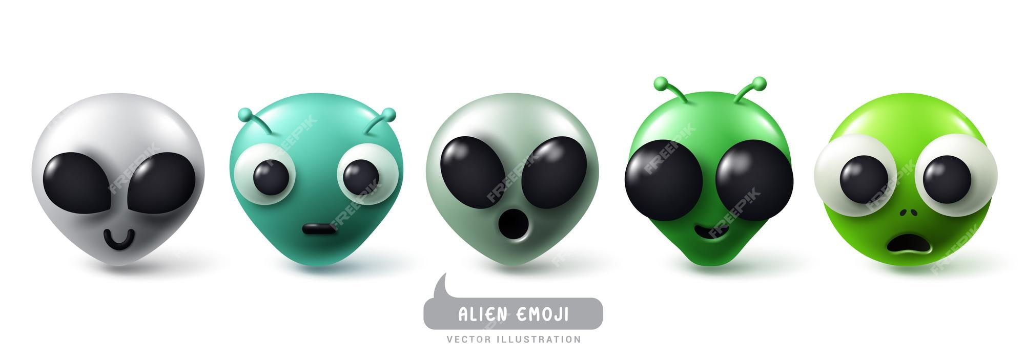 Como desenhar um emoji alien 