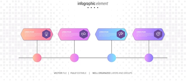 Vetor conjunto de vetores de vetores de infográfico de negócios