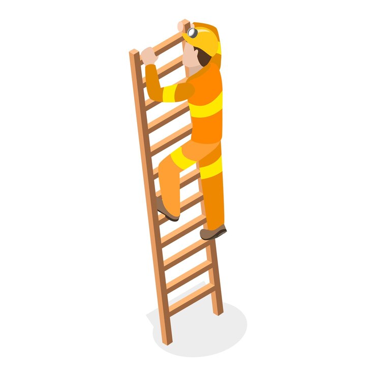 Vetor conjunto de vetores planos isométricos 3d de personagens de bombeiro item de resgate de emergência 6