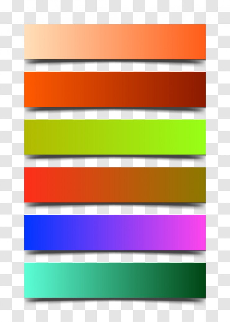 Vetor conjunto gradiente colorido