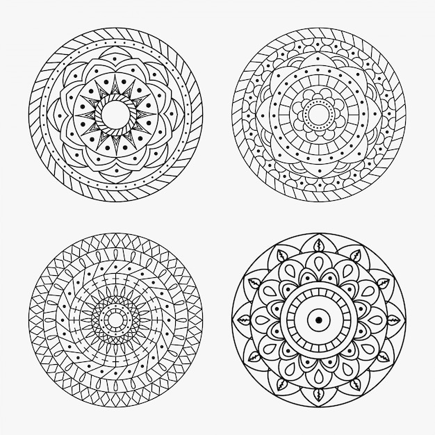 Conjunto mandala design