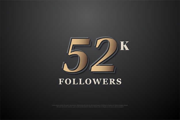 Conquista de 52 mil seguidores.