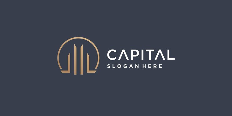 Vetor construindo design de logotipo com estilo criativo