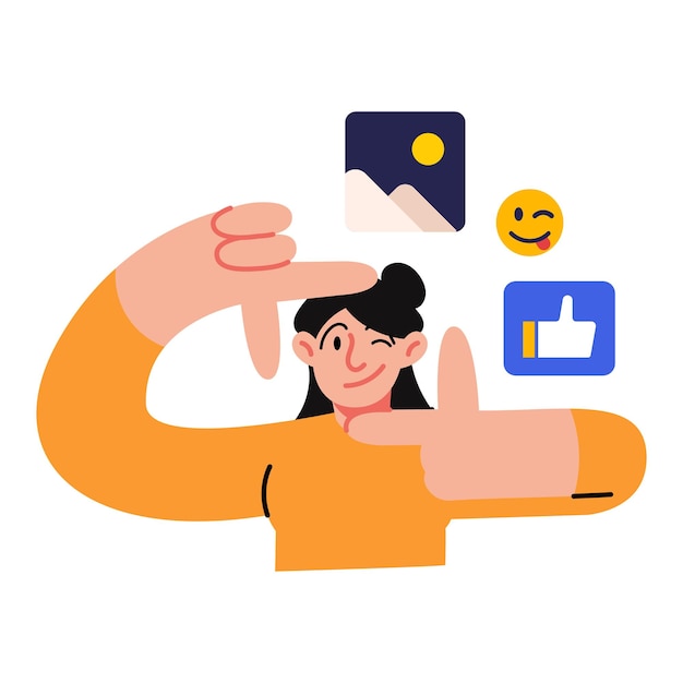 conteúdo fotográfico de redes sociais