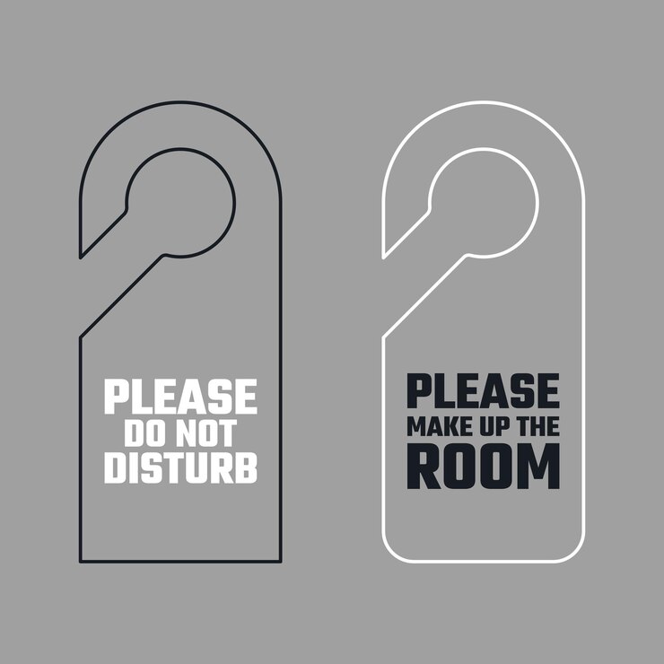Vetor contorno de ganchos de porta tags ilustração vetorial