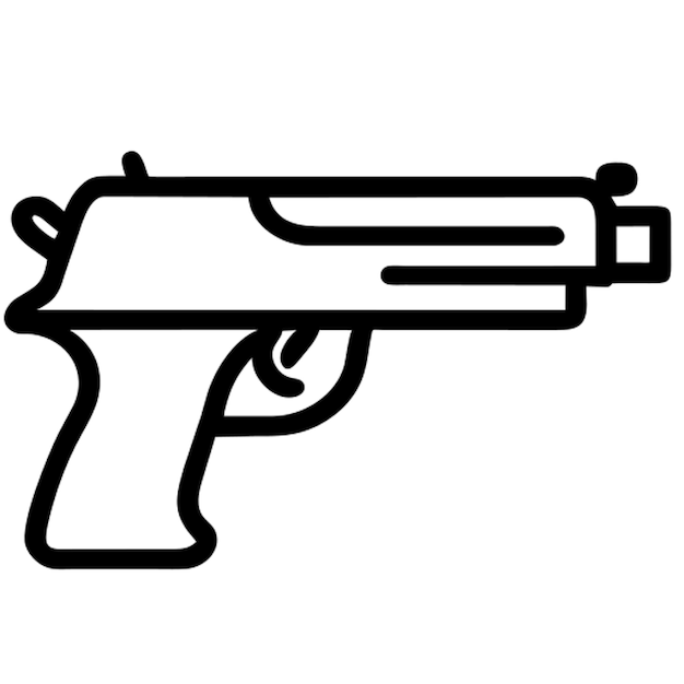 Contorno do ícone da arma
