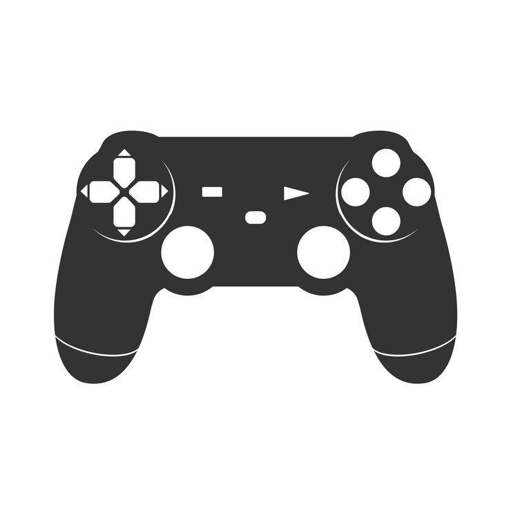 Vetor controlador de videogame sem fio gamepad ilustração vetorial eps 10