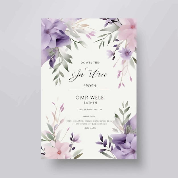 Convidar casamento rosa aniversário ornamento aquarela casamento cartaz romântico fronteira festa de saudação