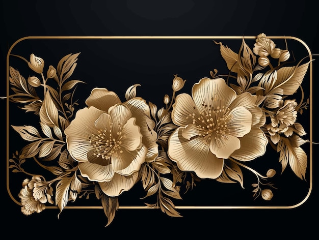 Vetor convite ornamentado rosa têxtil ornamento casamento romântico elegância luxo gráfico papel de parede dourado