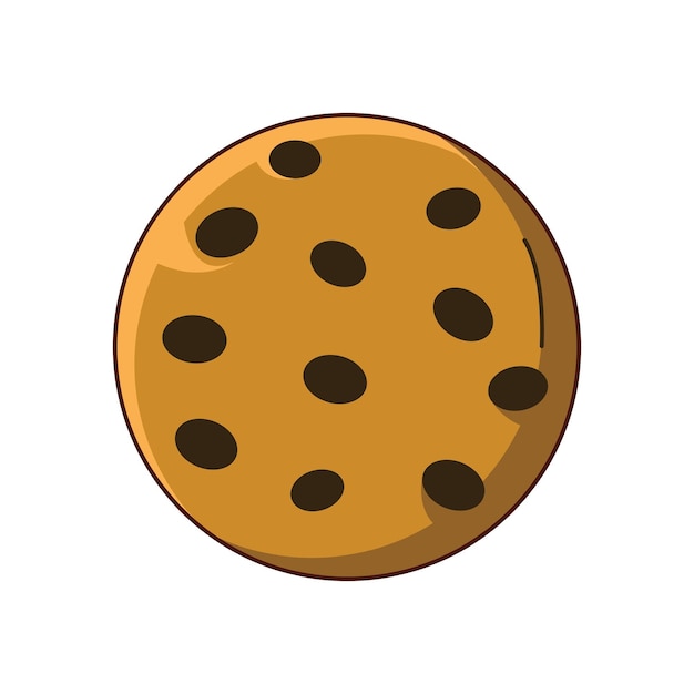 Cookies em um fundo branco