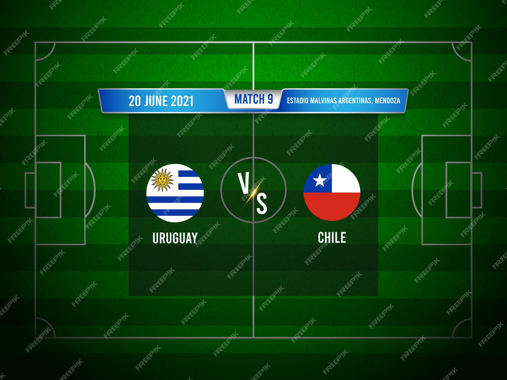 Copa américa futebol jogo uruguai x chile