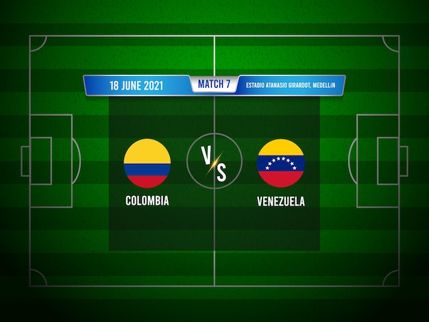 Copa américa futebol partida colômbia x venezuela