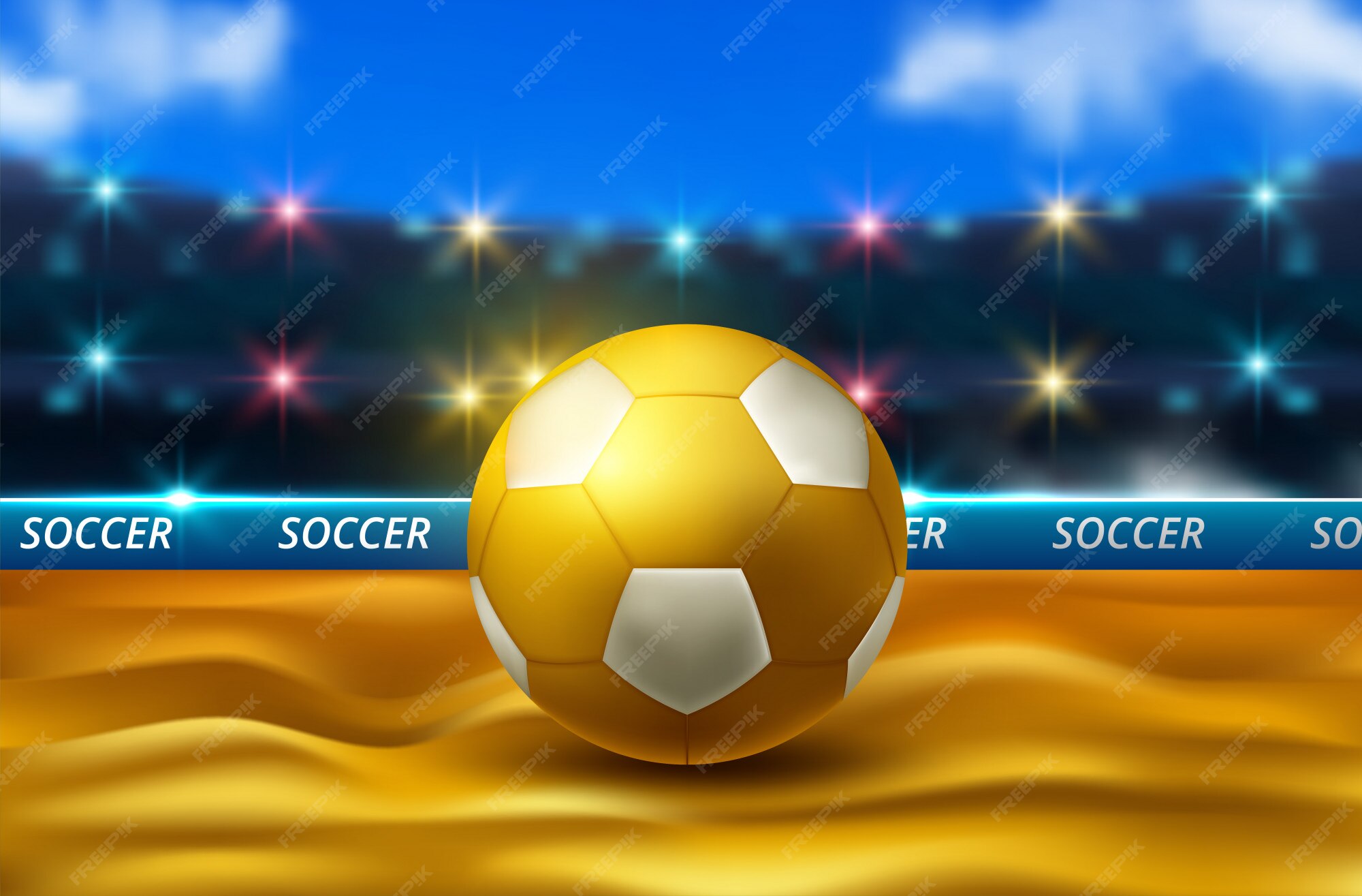 Copa do mundo de futebol copa fundo futebol Vetor Premium